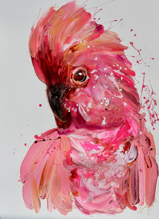 Kerry Bruce, Candy, Acrylic on 500gsm Art Paper - framed