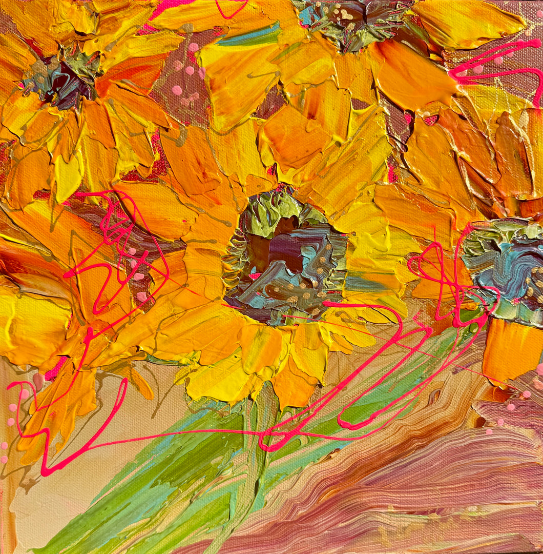 Kerry Bruce, Sunshine, Acrylic on Canvas