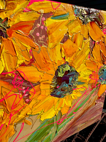 Kerry Bruce, Sunshine, Acrylic on Canvas