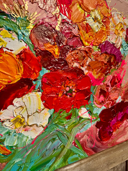 Kerry Bruce, Blooms , Acrylic on Canvas