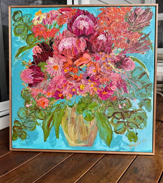 Kerry Bruce, Natives in Bloom, Acrylic on Canvas