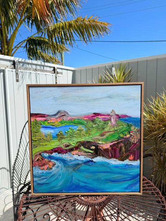 Kerry Bruce, Kiama Coast, Oil on Canvas