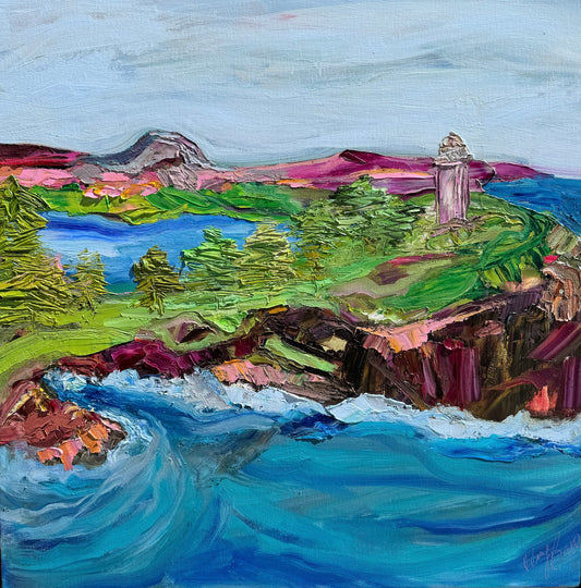 Kerry Bruce, Kiama Coast, Oil on Canvas