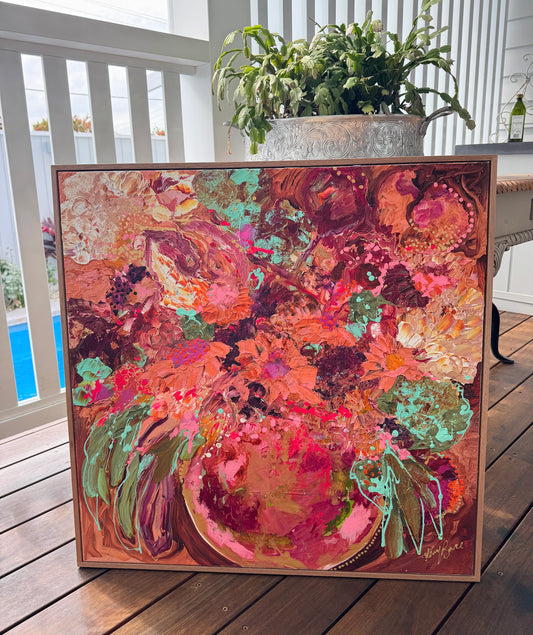 Kerry Bruce, Amber, Acrylic on Canvas