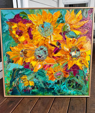 Load image into Gallery viewer, Kerry Bruce, Sunflowers Galore, Acrylic on Canvas
