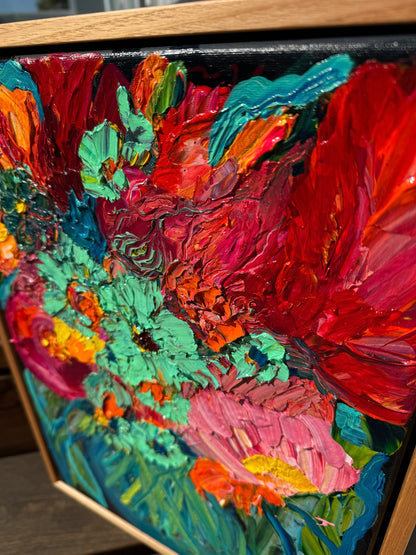 Kerry Bruce, Moody Blues, Acrylic & Oil on Canvas