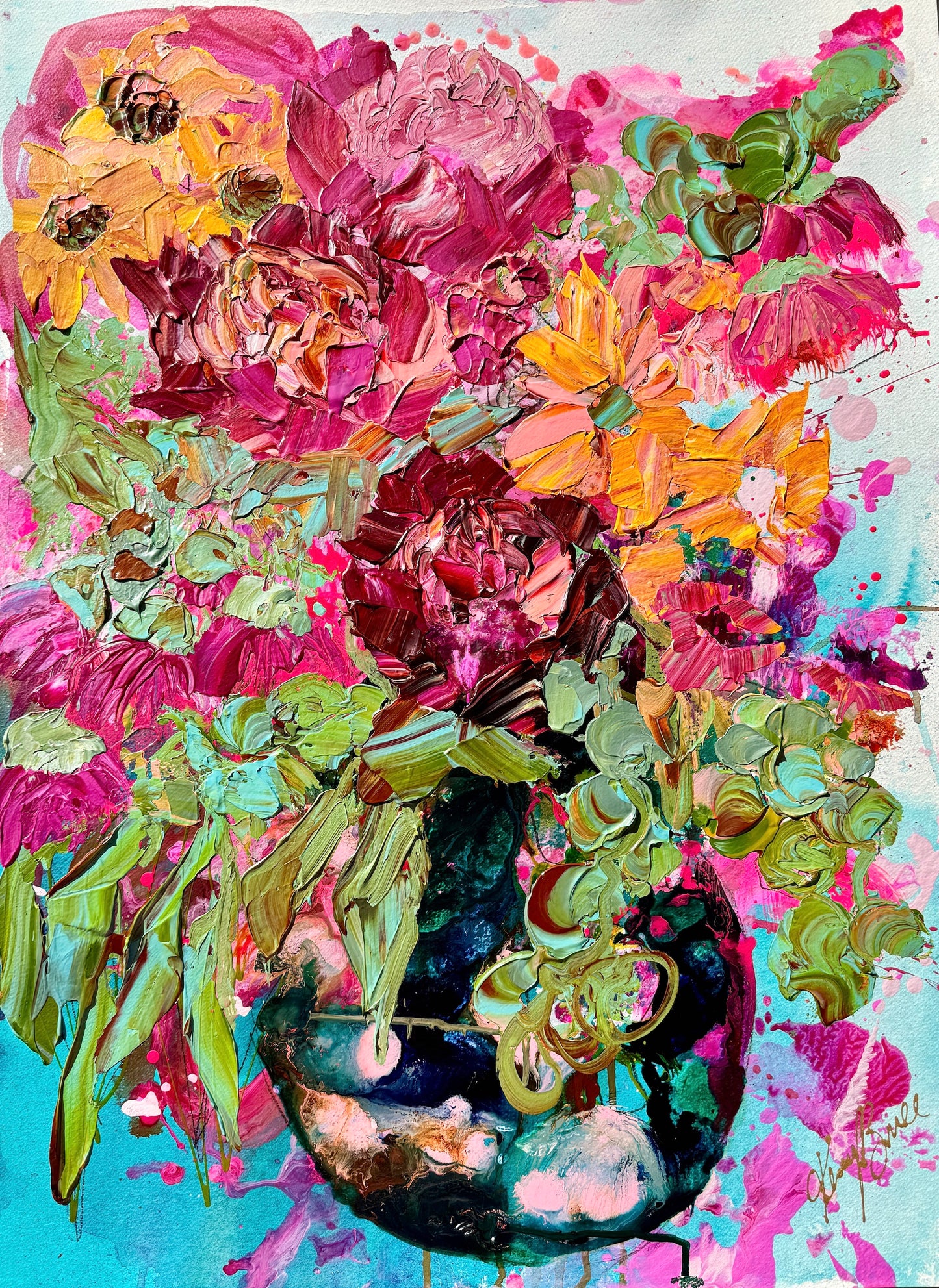 Kerry Bruce, Fauna, Acrylic on 500gsm Archival Art Paper