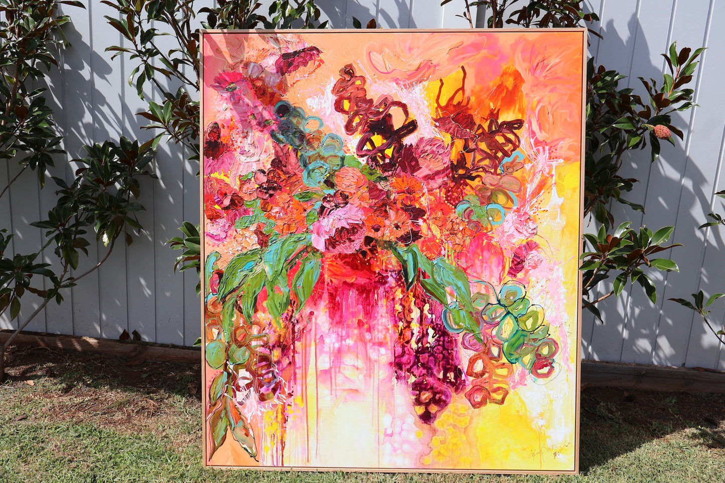 Kerry Bruce, Nourish the Heart, Acrylic on Canvas