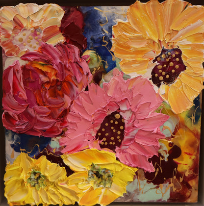 Kerry Bruce, Harmony ll,  Oil on board