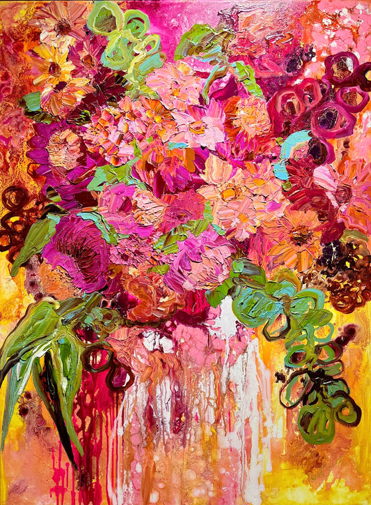 Kerry Bruce, Nourish, acrylic on canvas