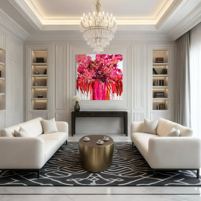 Kerry Bruce, Passionately Pink, Acrylic on Canvas