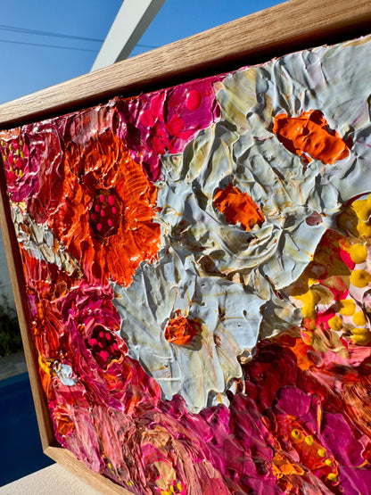 Kerry Bruce, Fluer, Acrylic on Canvas