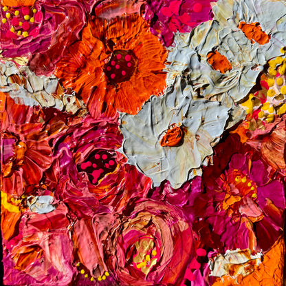 Kerry Bruce, Fluer, Acrylic on Canvas