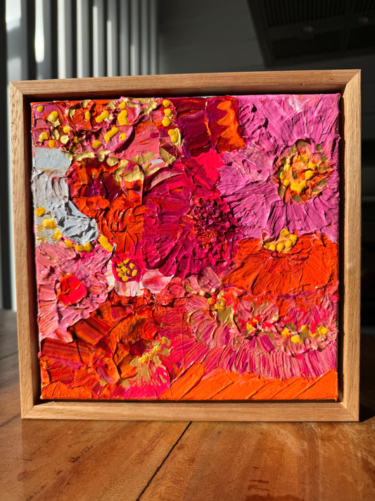 Kerry Bruce, Blooms, Acrylic on Canvas