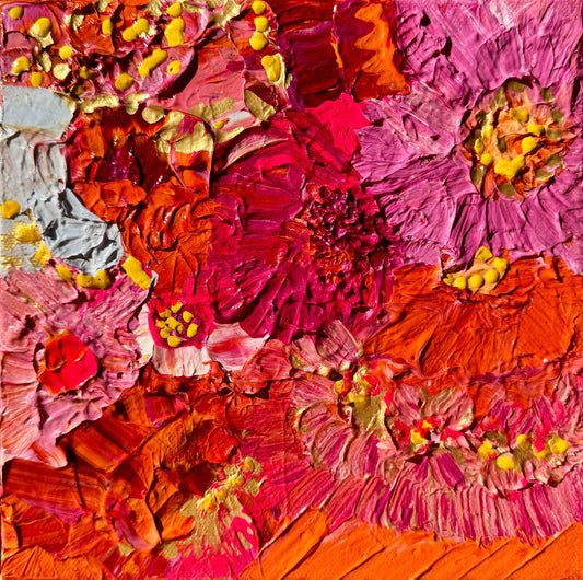 Kerry Bruce, Blooms, Acrylic on Canvas