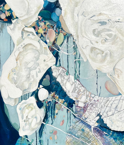 Alisa Beak, Stained Glass II, Oil Painting on Linen