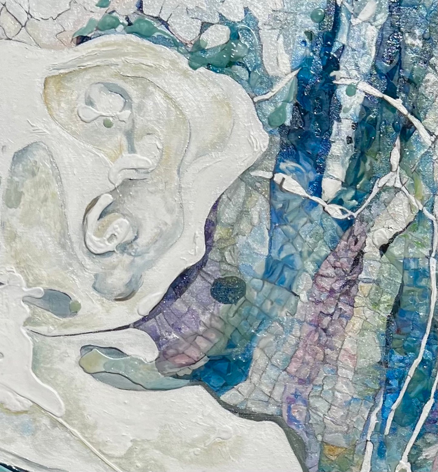 Alisa Beak, Stained Glass I, Oil Painting on Linen