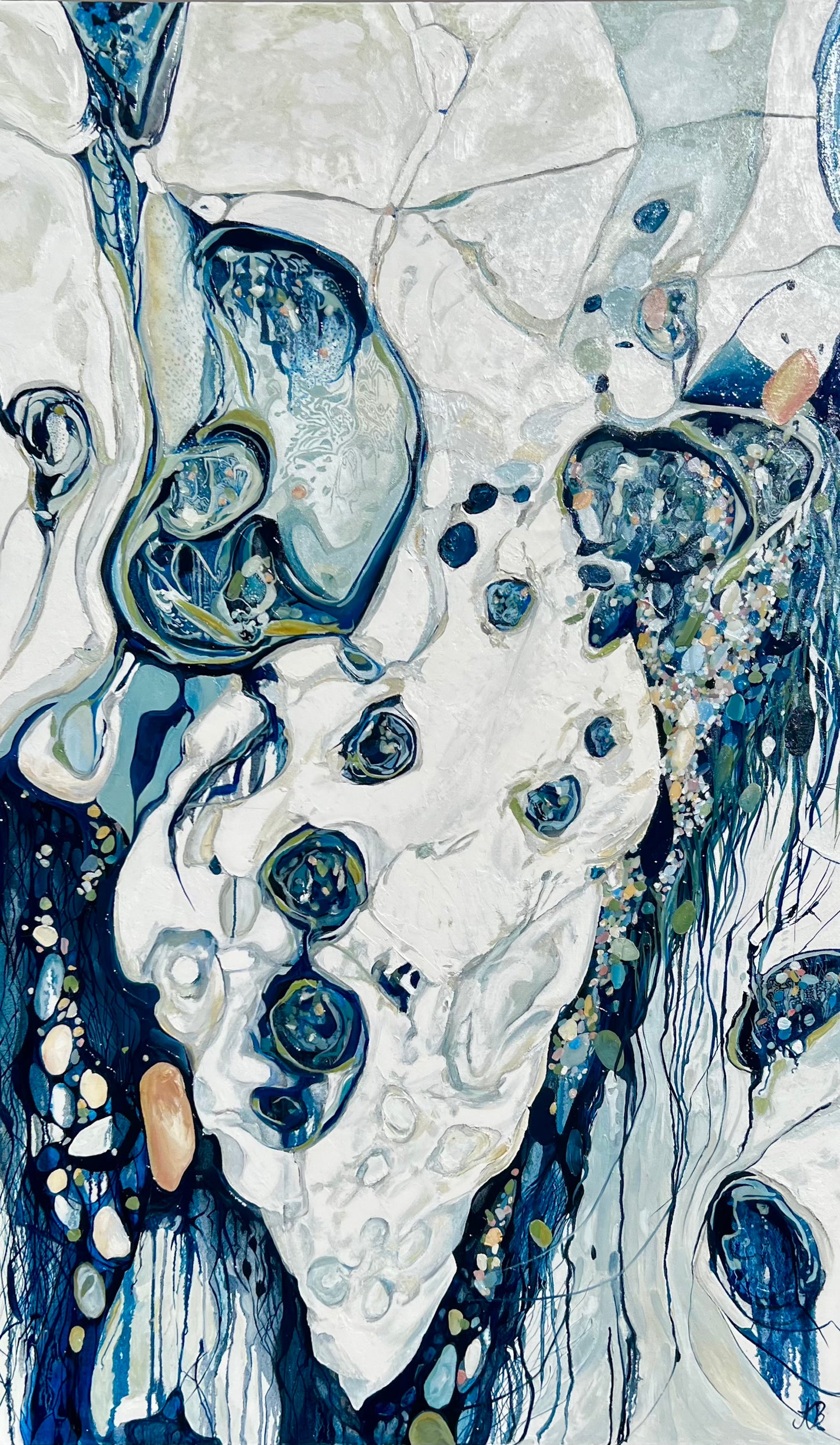 Alisa Beak, Glimpses Erased, Oil on Linen