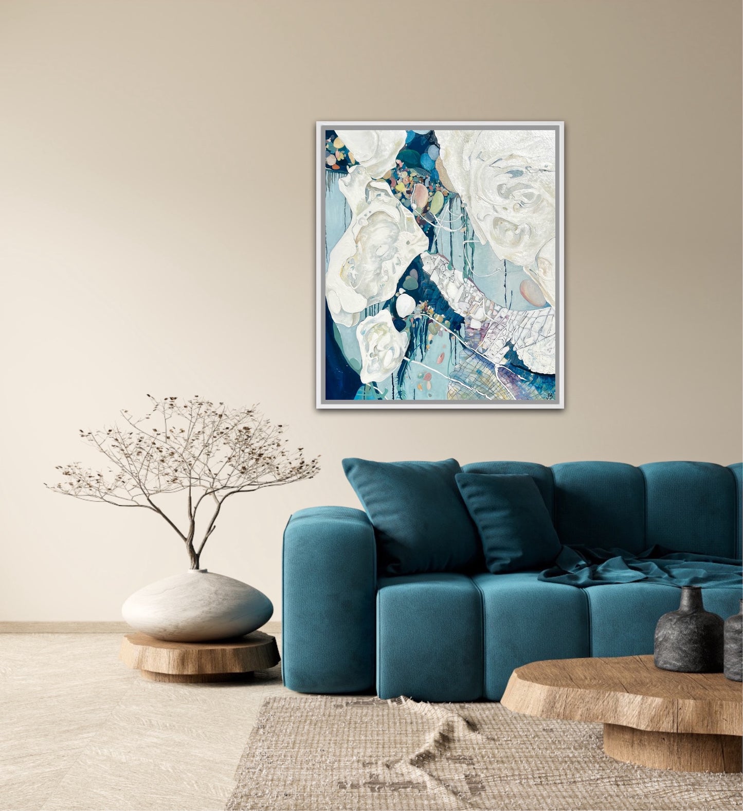 Alisa Beak, Stained Glass II, Oil Painting on Linen