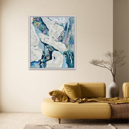 Alisa Beak, Stained Glass I, Oil Painting on Linen