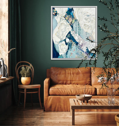 Alisa Beak, Stained Glass II, Oil Painting on Linen