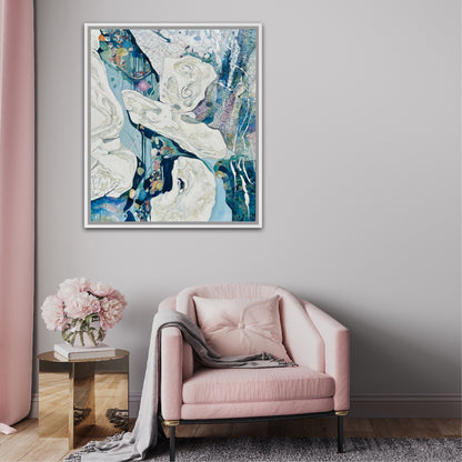 Alisa Beak, Stained Glass I, Oil Painting on Linen