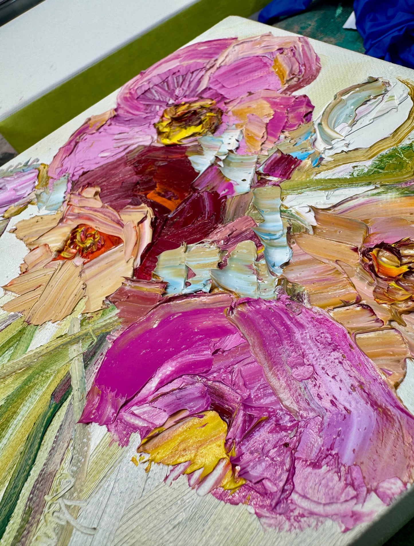 Kerry Bruce, Posy, Oil on Canvas