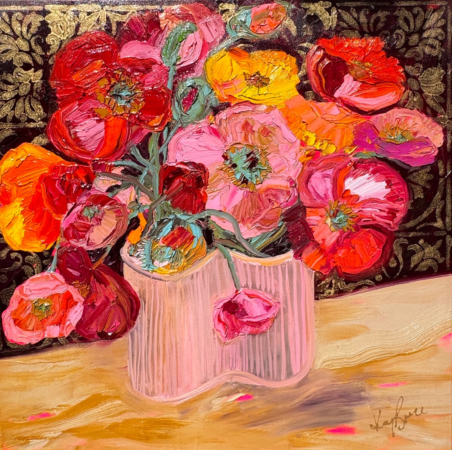 Kerry Bruce, J'Adore, Oil on Canvas