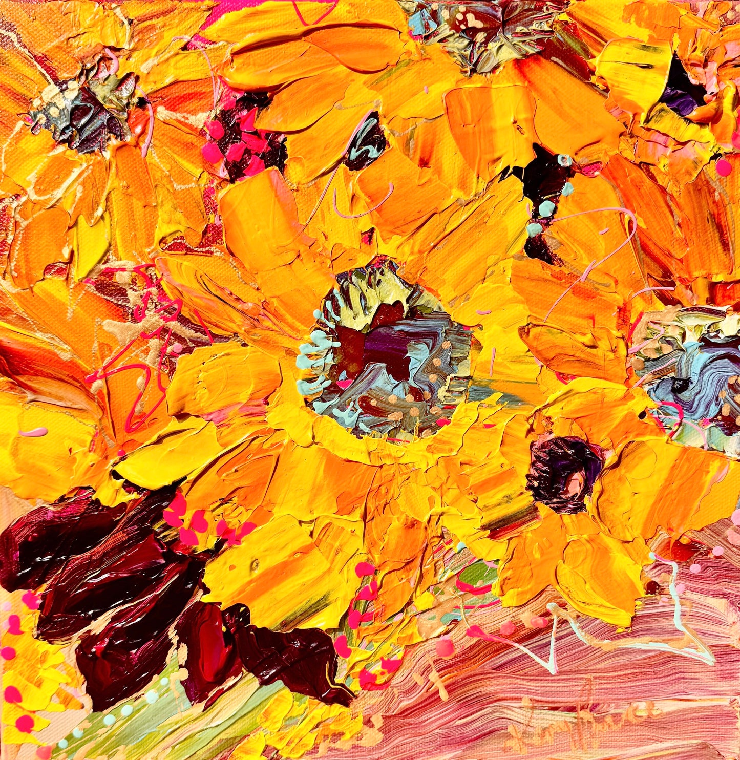 Kerry Bruce, Sunshine, Acrylic on Canvas