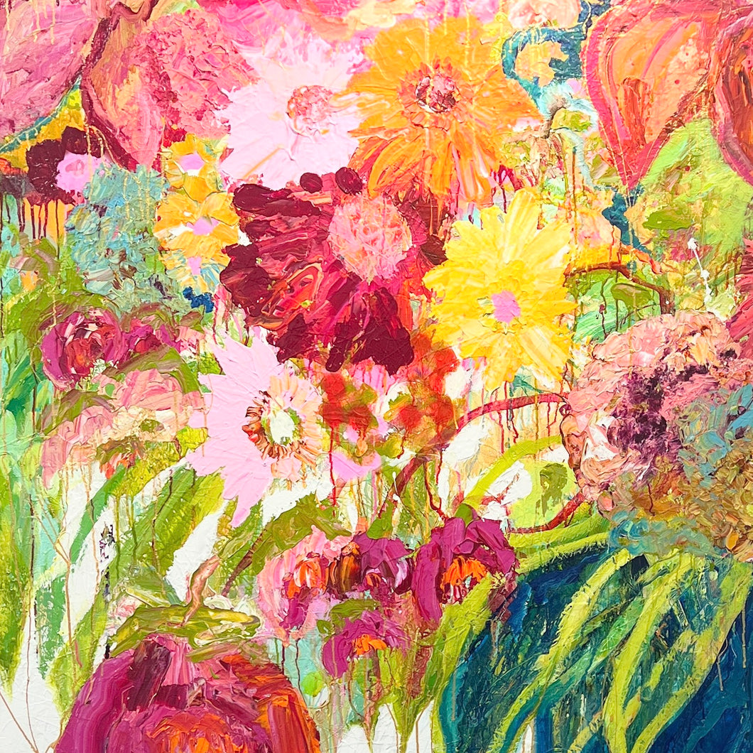 Kerry Bruce, Grandiflora, Acrylic on Canvas