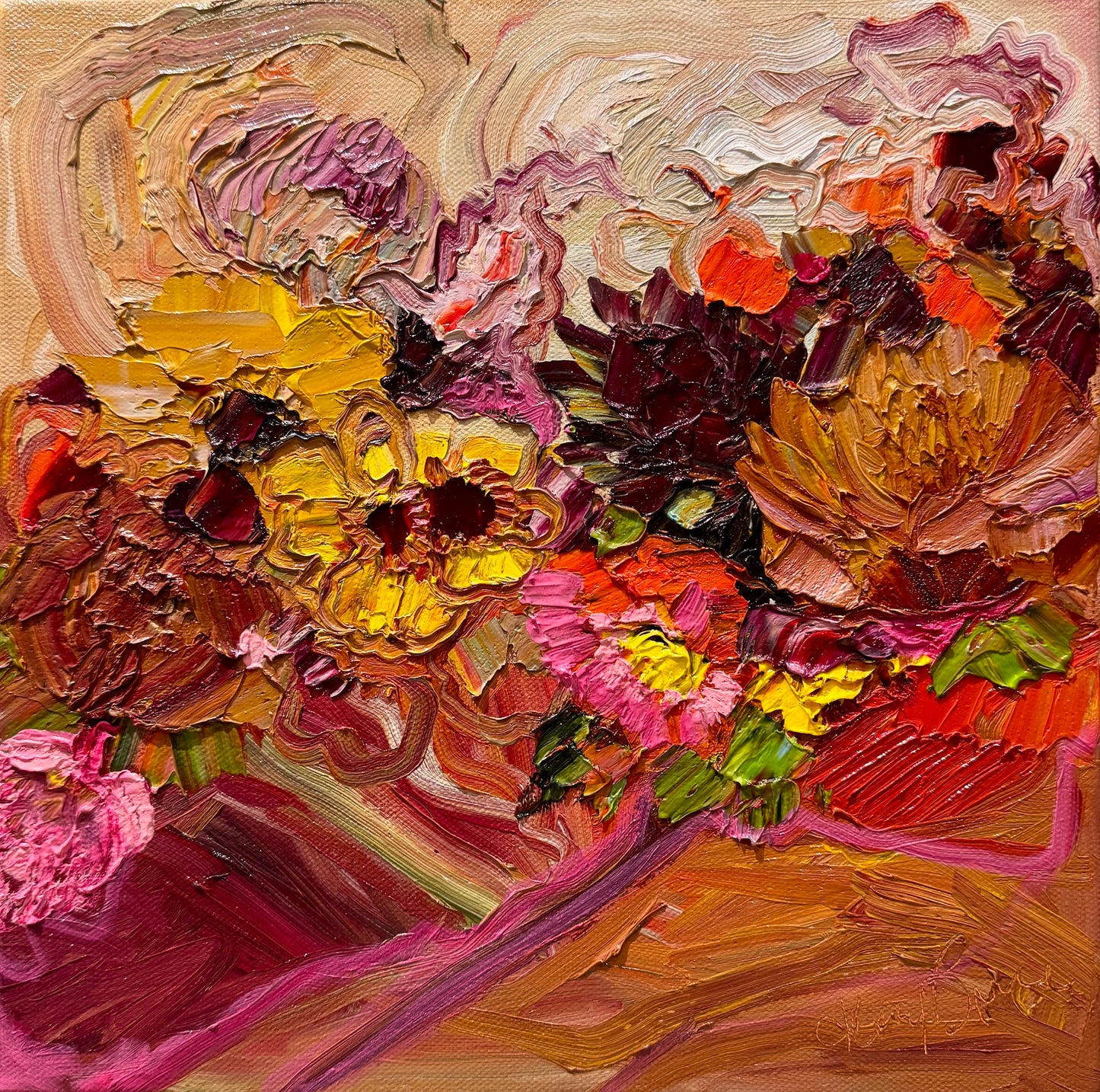 Kerry Bruce,Autumn, Oil on canvas