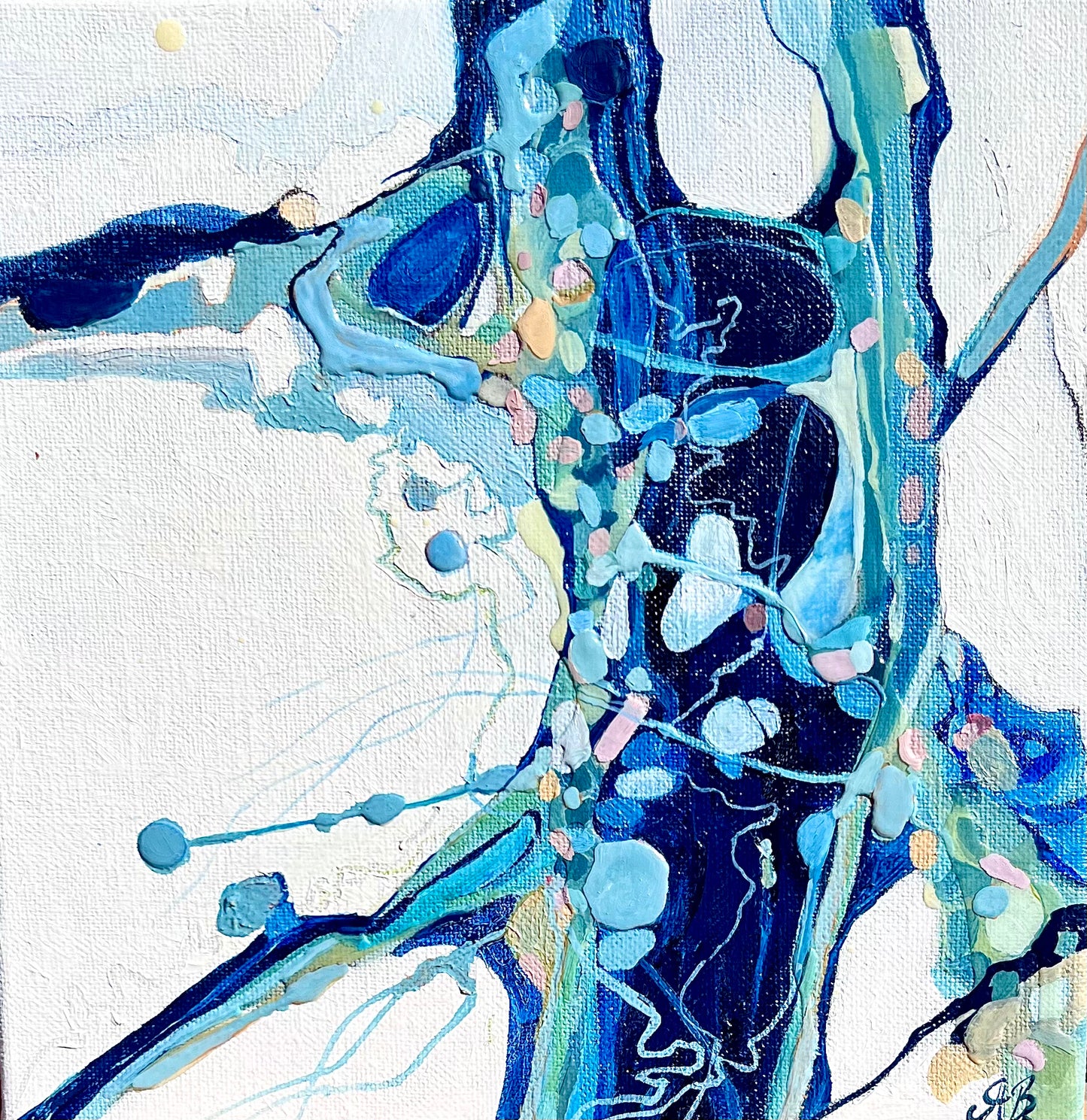 Alisa Beak, Tidal Waters No.1, Oil & Mixed Medium on Canvas