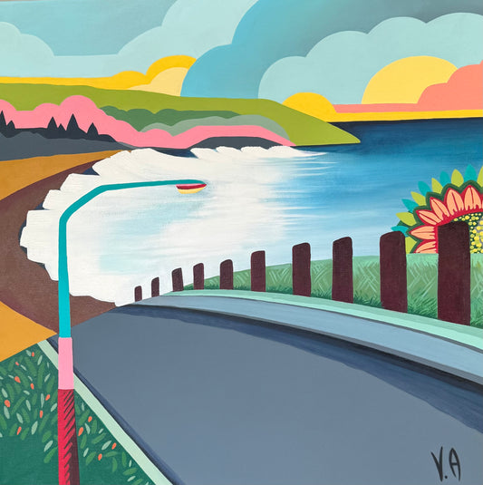 Vanessa Anderson, Beautiful Werri, Acrylic & Oil on Canvas