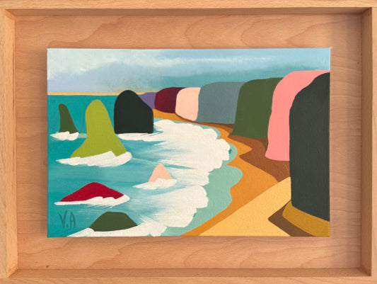 Vanessa Anderson, The Apostle, Acrylic & Oil on Canvas, framed