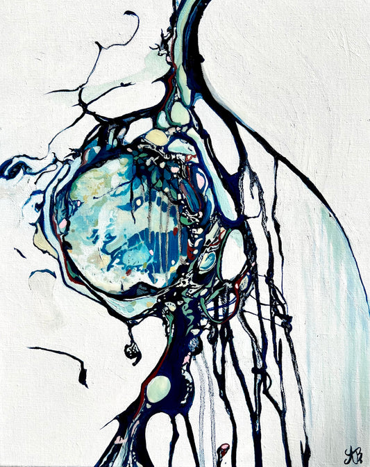 Alisa Beak, Sea Glass , Oil on Canvas