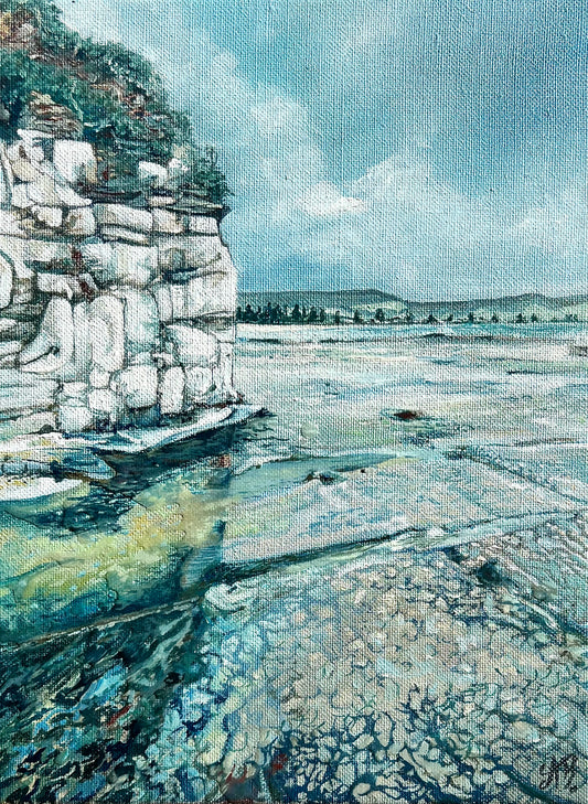 Alisa Beak, Evening Shadows, Oil on Linen