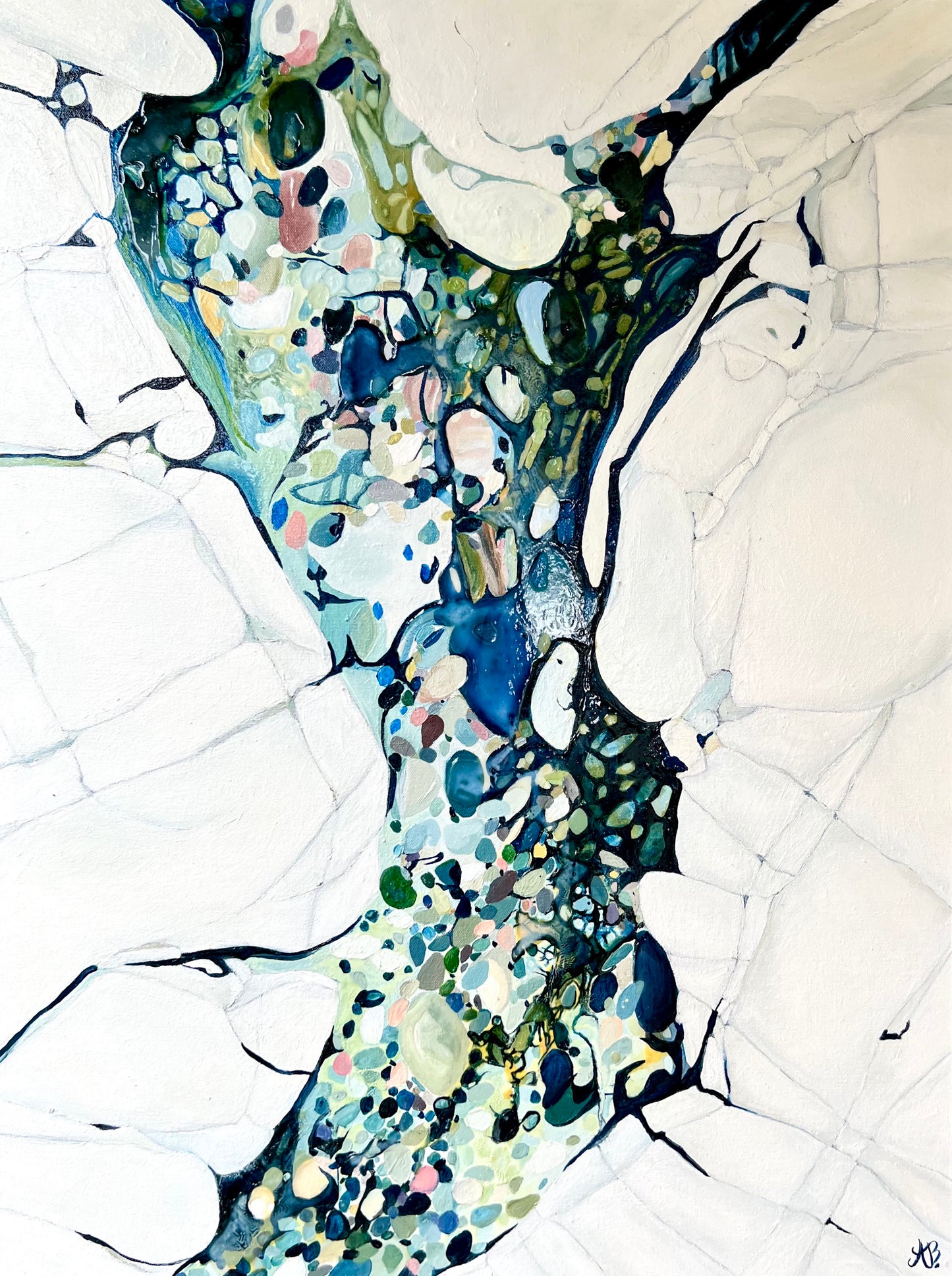 Alisa Beak, Echoes, Oil on Canvas