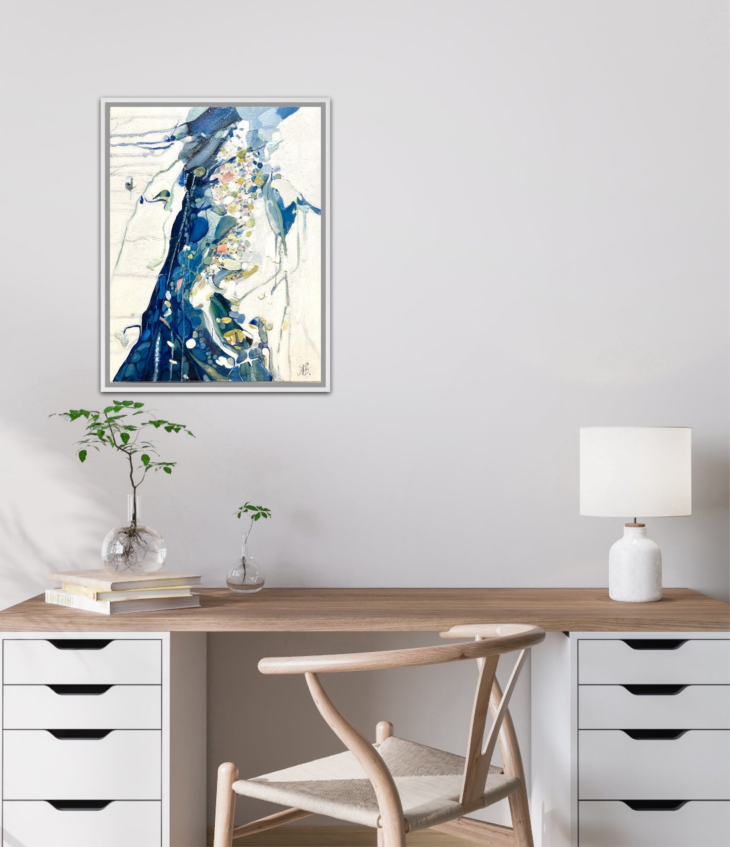 Alisa Beak, Changing Tide, Oil & Mixed Medium on Canvas