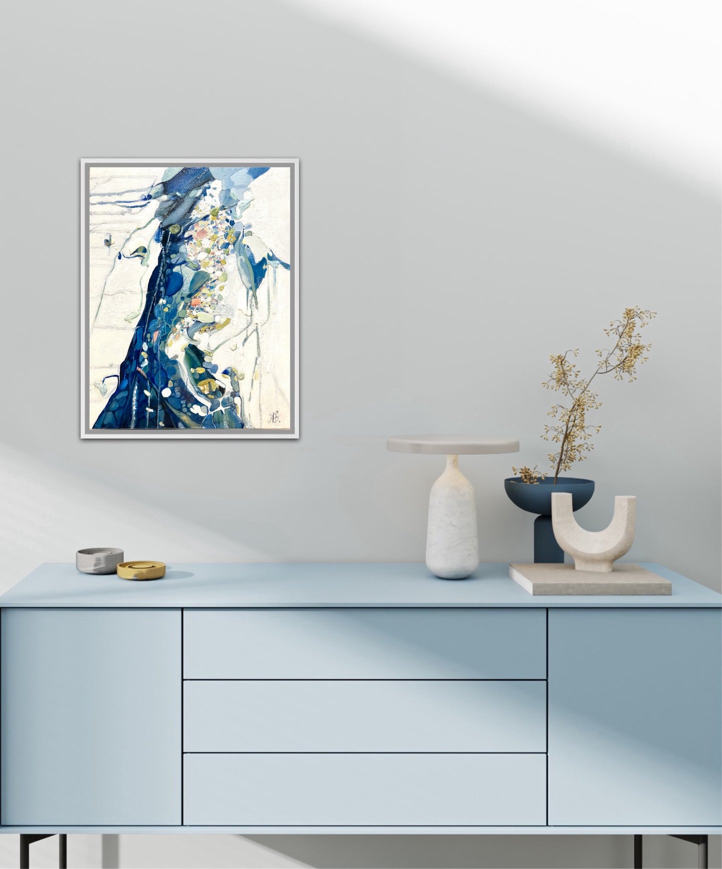 Alisa Beak, Changing Tide, Oil & Mixed Medium on Linen