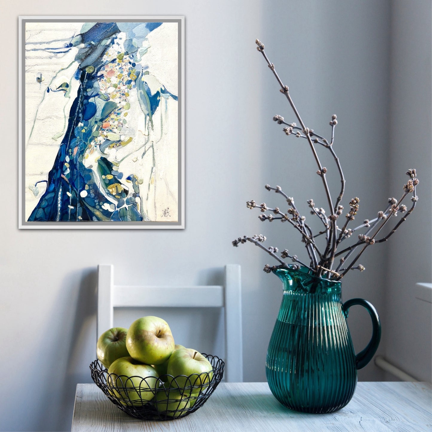 Alisa Beak, Changing Tide, Oil & Mixed Medium on Canvas