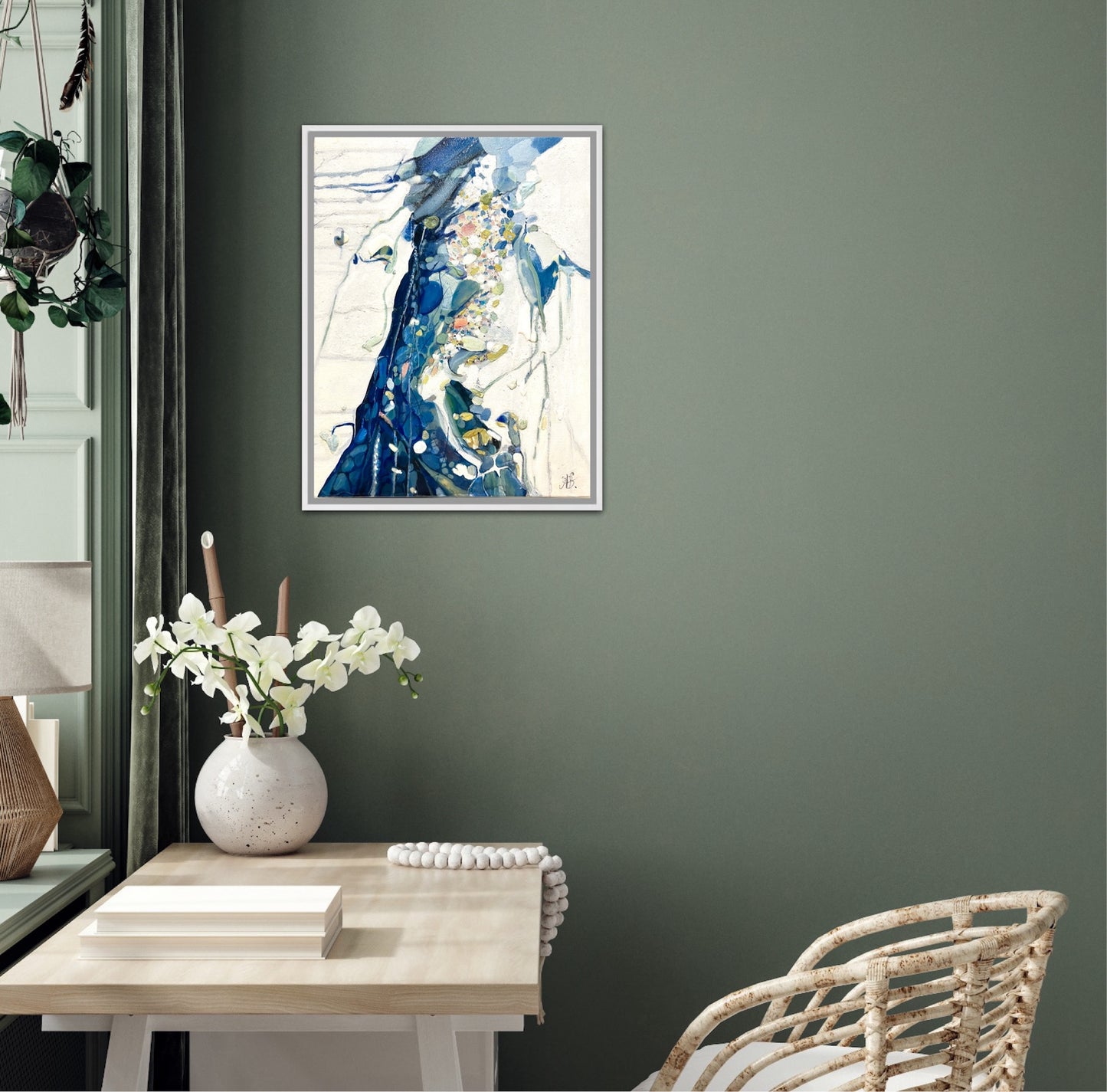 Alisa Beak, Changing Tide, Oil & Mixed Medium on Linen