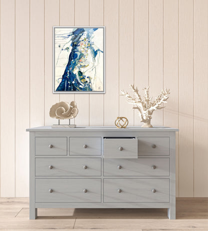 Alisa Beak, Changing Tide, Oil & Mixed Medium on Canvas