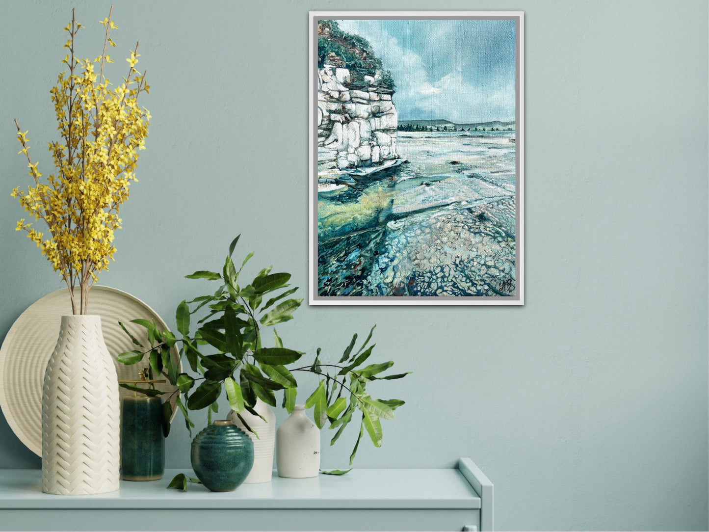 Alisa Beak, Evening Shadows, Oil on Linen