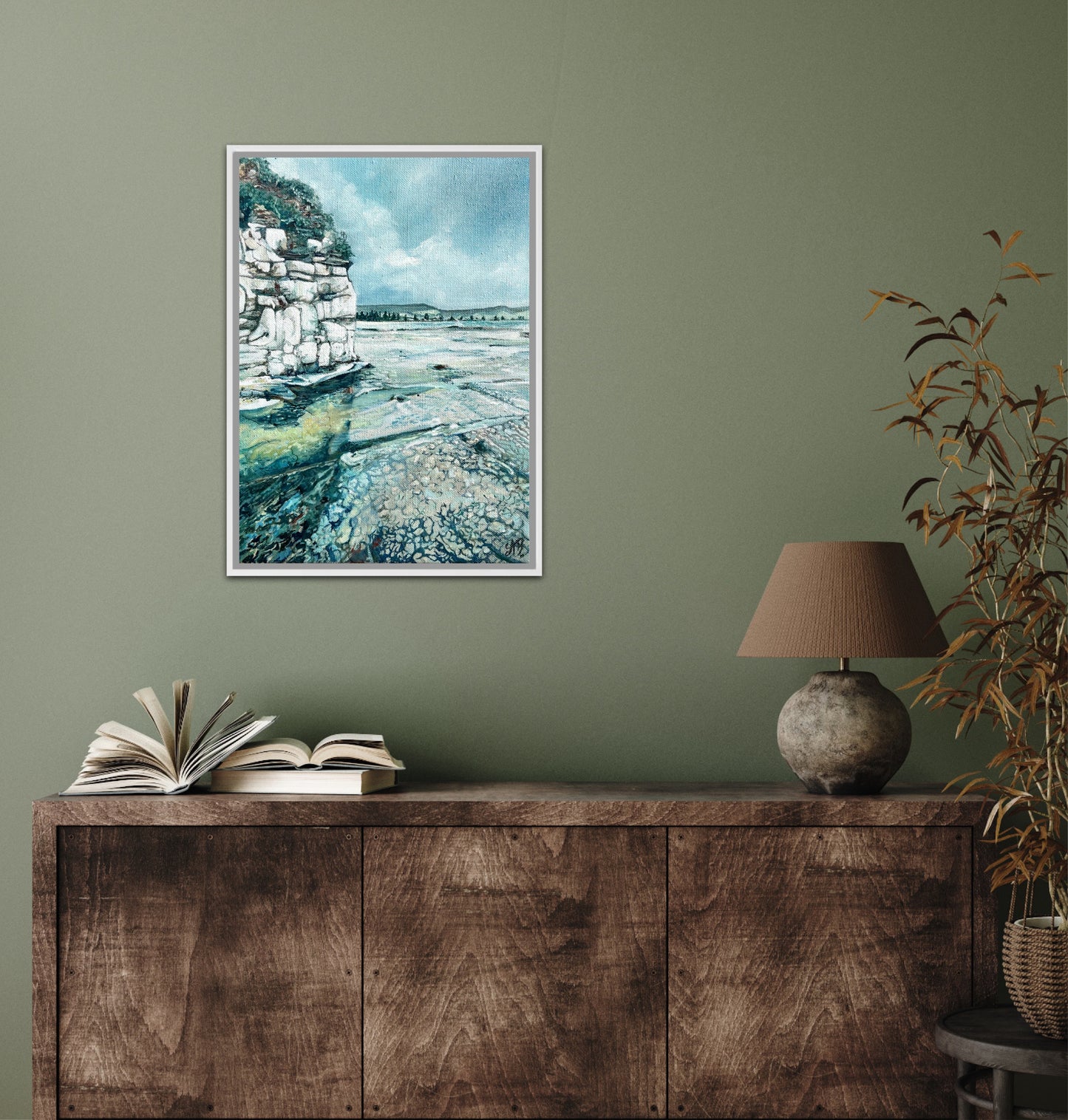 Alisa Beak, Evening Shadows, Oil on Linen