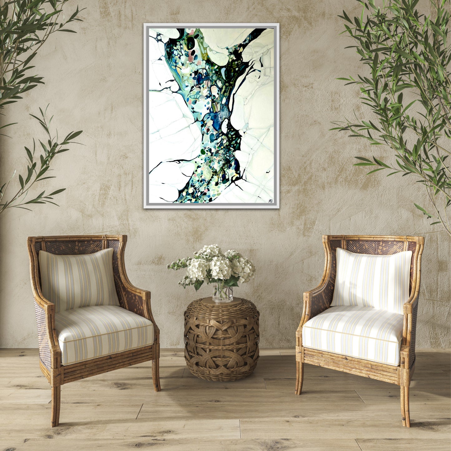 Alisa Beak, Echoes, Oil on Canvas