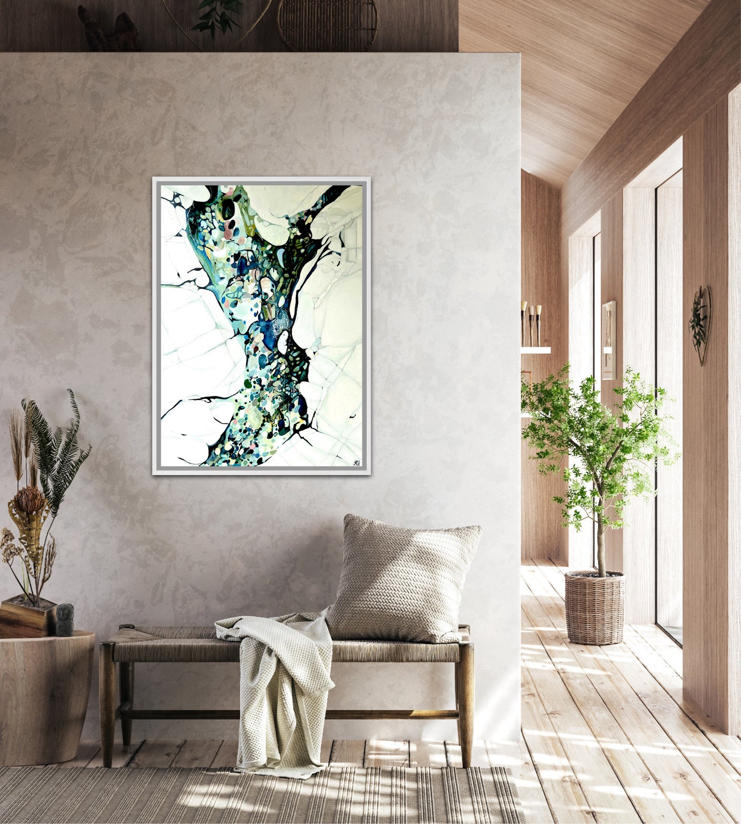 Alisa Beak, Echoes, Oil on Canvas