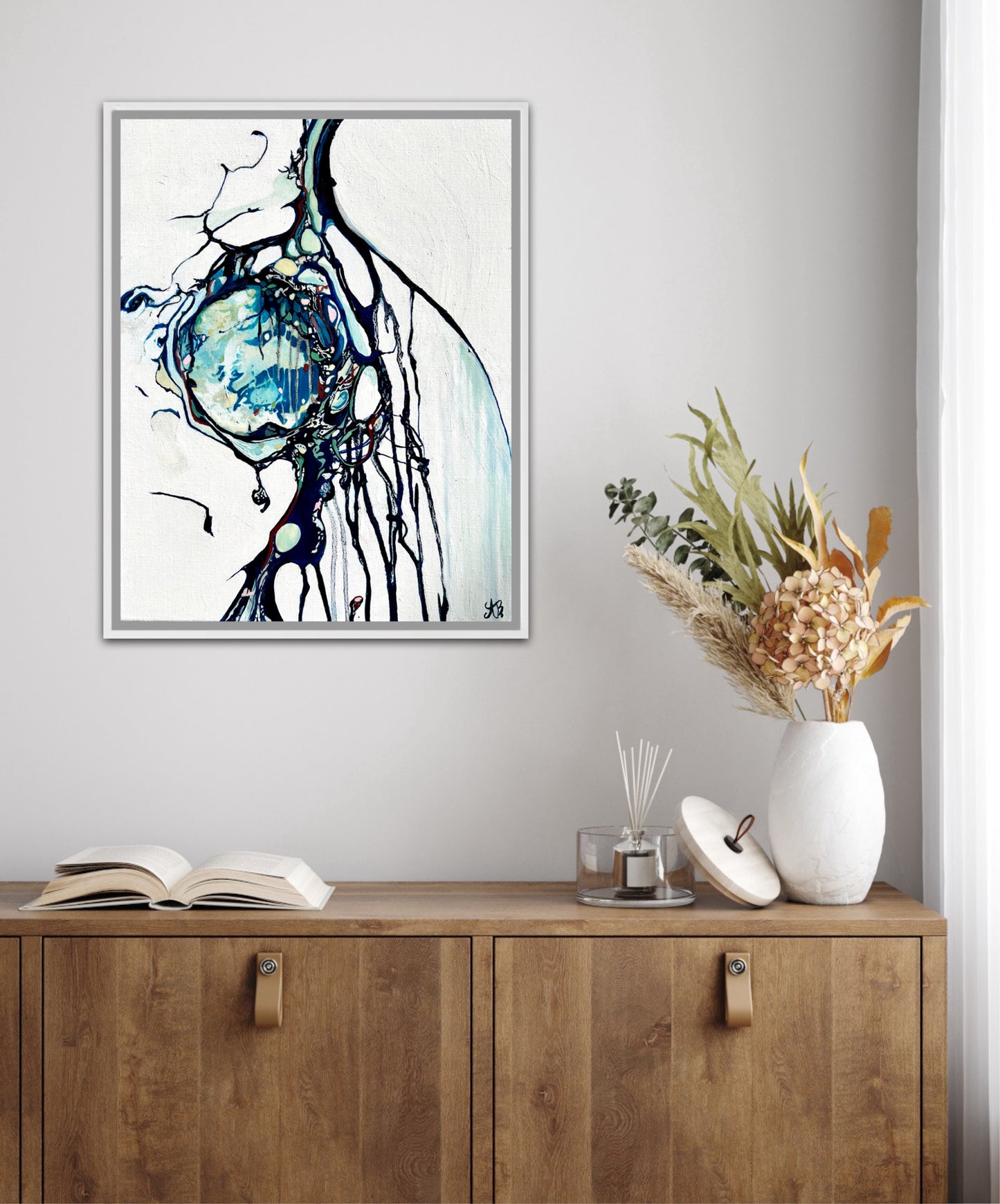 Alisa Beak, Sea Glass , Oil on Canvas