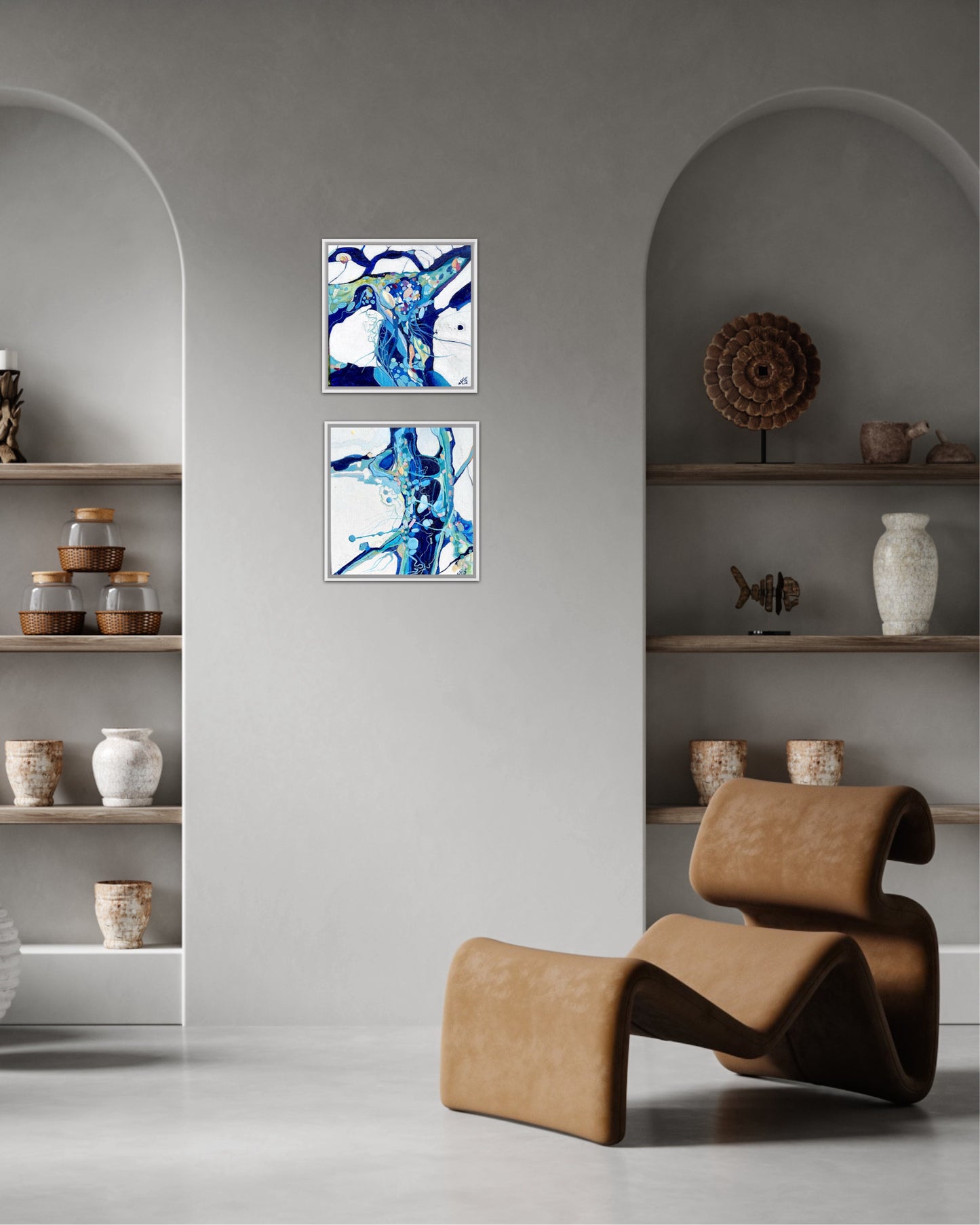 Alisa Beak, Tidal Waters No.1, Oil & Mixed Medium on Canvas