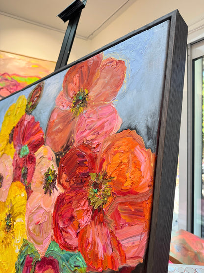 Kerry Bruce, Poppies for Lana, Oil on Canvas