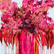 Load image into Gallery viewer, Kerry Bruce, Passionately Pink, Acrylic on Canvas

